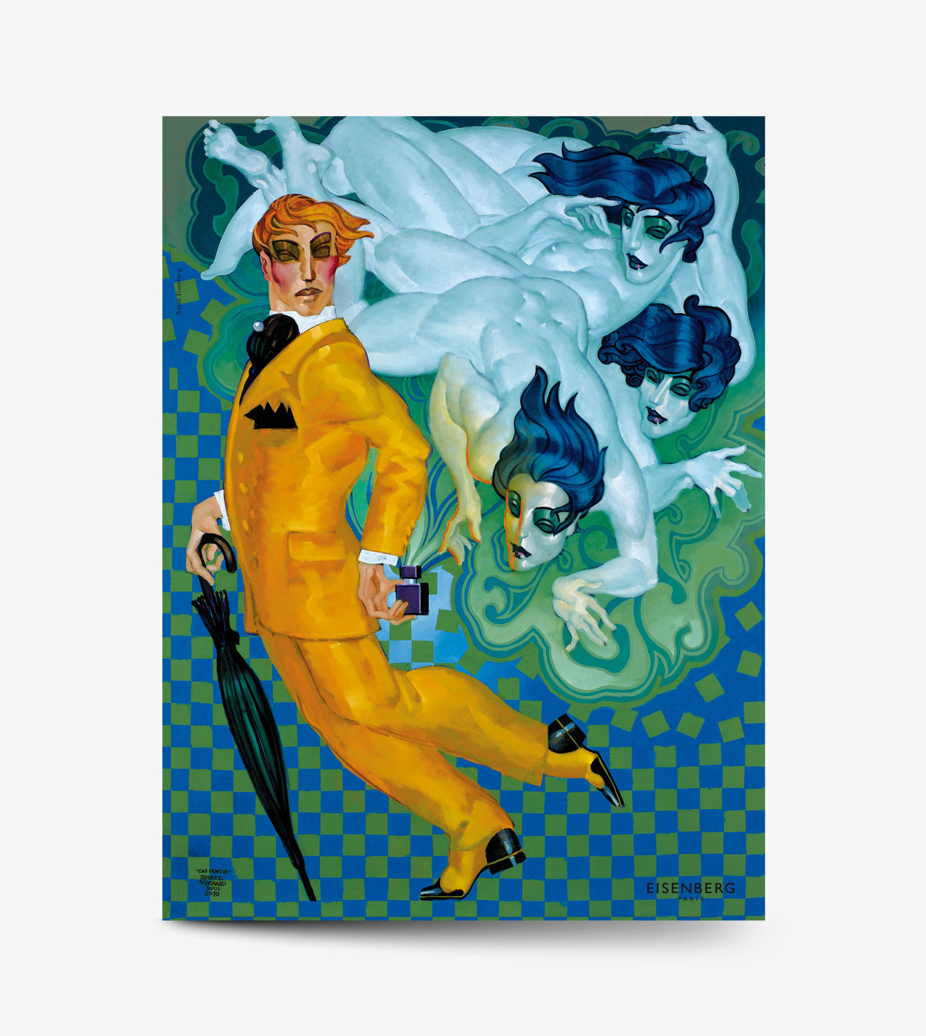 Foulard en soie - EAU FRAÎCHE